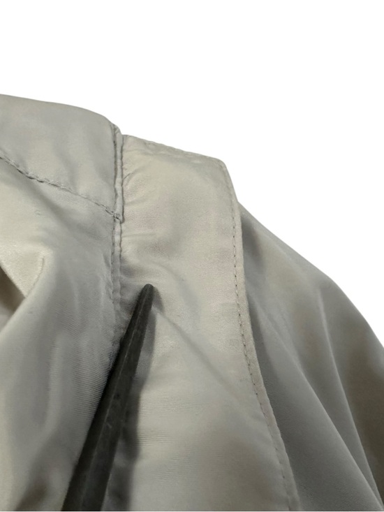 Athleta Womens Solar Wind & Rain Anorak Jacket Sz Medium Oatmeal Hooded - Picture 11 of 15